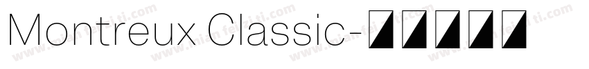 Montreux Classic字体转换
